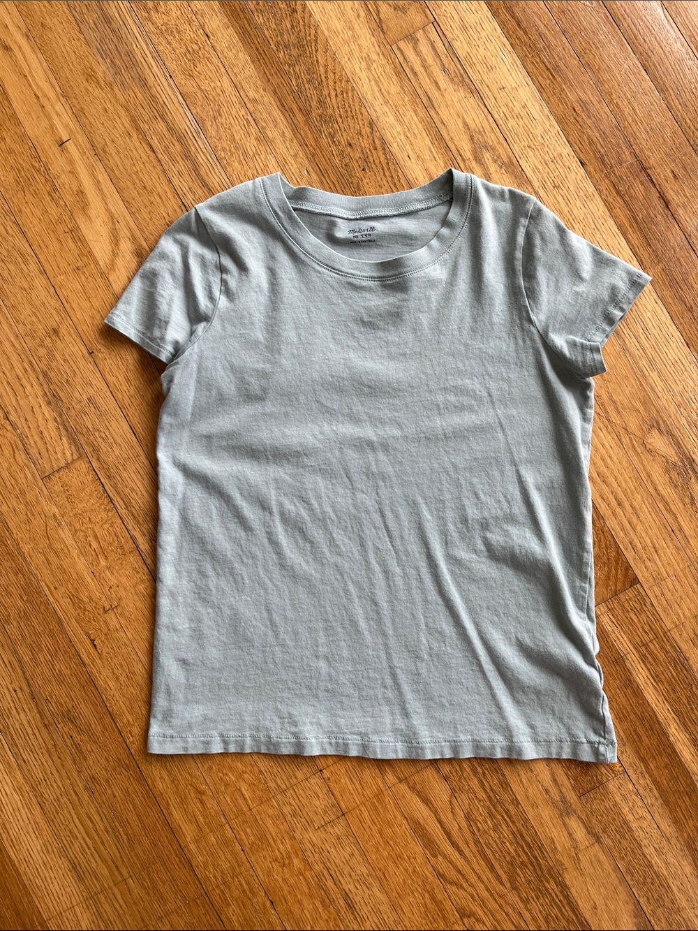 Madewell Light Blue XXS Tee